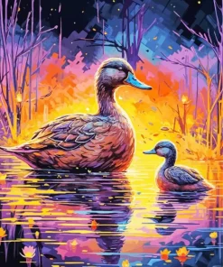 Female Duck Diamond Painting