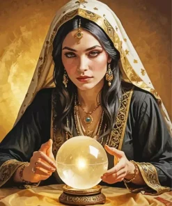 Female Fortune Teller Art Diamond Painting