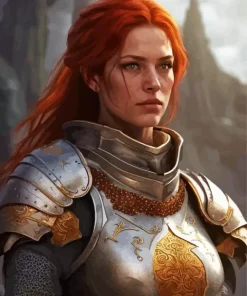 Female Ginger Diamond Painting