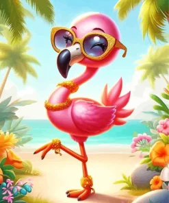 Flamingo Diamond Painting