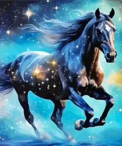 Galaxy Dreamy Horse Diamond Painting