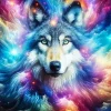 Galaxy Wolf Art Diamond Painting