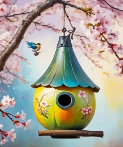 Gourd Birdhouse Diamond Painting
