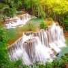 Huay Mae Khamin Waterfall Diamond Painting