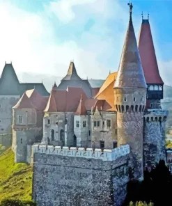 Hunyad Castle Romania Diamond Painting
