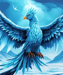 Ice Phoenix Diamond Painting