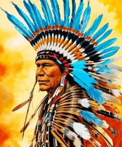 Indian Headdress Diamond Painting