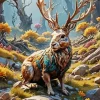 Jackalope Art Diamond Painting