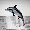 Jumping Dolphin Diamond Painting