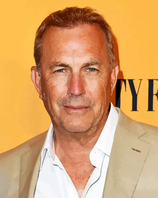 kevin costner actor Diamond By Numbers Kevin Costner Actors Diamond Painting