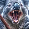 Koala Fangs Diamond Painting