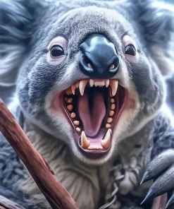 Koala Fangs Diamond Painting
