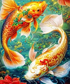 Koi Fish Art Diamond Painting