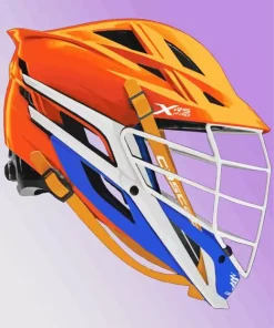 Lacrosse Helmet Diamond Painting