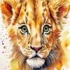 Lion Cub Art Diamond Painting