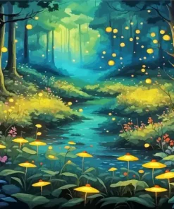 Magical Forest Diamond Painting