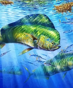 Mahi Mahi Fishes Diamond Painting