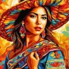 Mexican Girl Diamond Painting