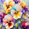 Pansy Art Diamond Painting