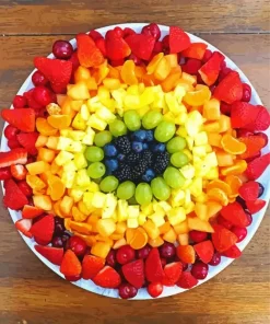 Plate Of Fruits Diamond Painting
