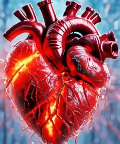 Realistic Heart Diamond Painting