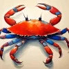 Red Crab Diamond Painting