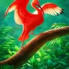 Scarlet Ibis Bird Diamond Painting
