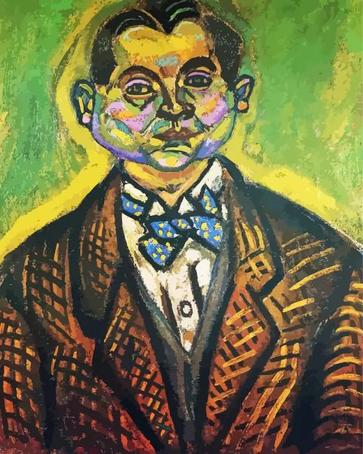 self portrait joan miro Diamond With Numbers Self Portrait Joan Miro Diamond Painting