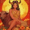 Taurus Girl Diamond Painting