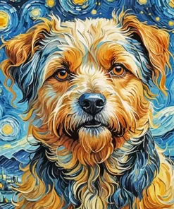 Van Gogh Dog Art Diamond Painting