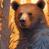 Brown Bear Art Diamond Painting