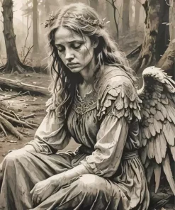 Broken Angel Art Diamond Painting