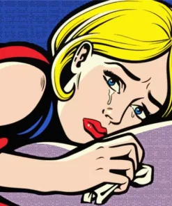 Broken Girl Crying Diamond Painting