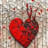 Broken Heart Diamond Painting