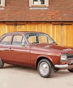 Brown Old Car Diamond Painting