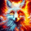 Fire Fox Diamond Painting