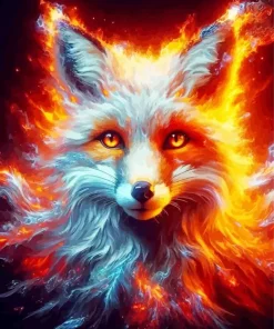 Fire Fox Diamond Painting