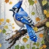 Florida Blue Jay Art Diamond Painting