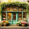 Flower Shop Art Diamond Painting