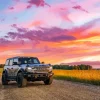 Ford Bronco At Sunset Diamond Painting