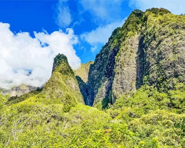 iao valley hawaii Diamond Paints Iao Valley Hawaii Diamond Painting