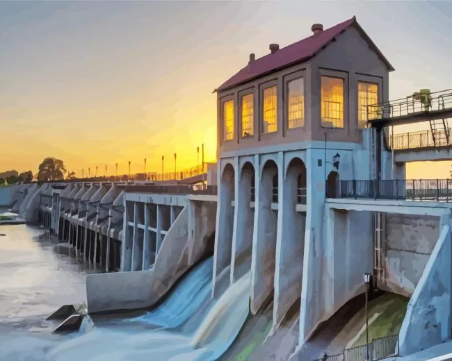 lake overholser oklahoma Diamond Paints Lake Overholser Oklahoma Diamond Painting