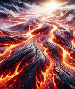 Lava Art Diamond Painting