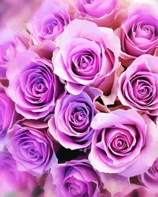 lavender roses Diamond Paintings Lavender Roses Diamond Painting