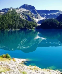 Lovely Water Lake Diamond Painting