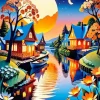 Midnight Lake Diamond Painting