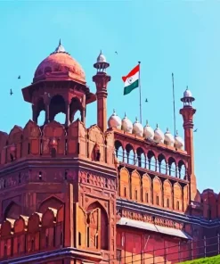 Red Fort India Diamond Painting